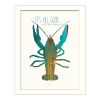 "It's All Good at the Beach" By Marla Rae, Printed Wall Art, Ready To Hang Framed Poster, White Frame