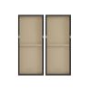 Two Black Dominos 2-piece Canvas Wall Art Set