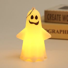 Halloween Decoration Ghost Pendant Portable Little Night Light (Option: D Style-54X69X105MM)