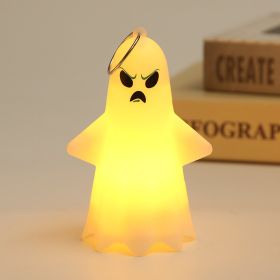 Halloween Decoration Ghost Pendant Portable Little Night Light (Option: C Style-54X69X105MM)